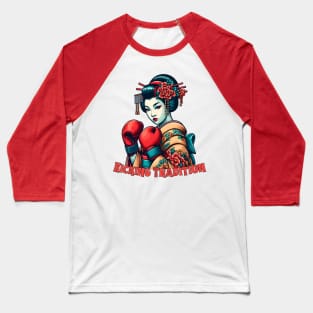 Kickboxing geisha Baseball T-Shirt